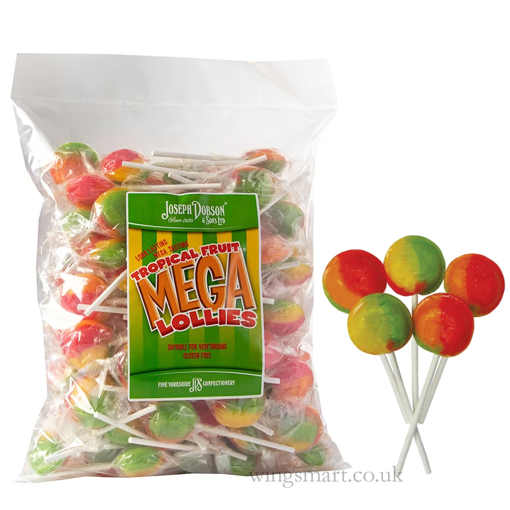 Dobsons Wrapped Variety Mega Lollies 1.9kg