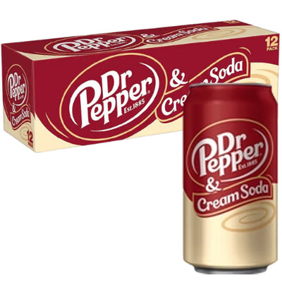 Dr Pepper Cream Soda 12X355Ml