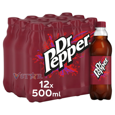 Dr Peppeer Fruit Flavour Soft Drink 500ml (12 Bottles Full Box)