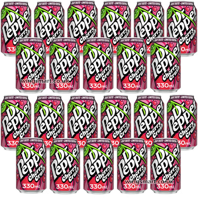 Dr Pepper Zero Sugar Cherry Crush Limited edition 330ml (12 & 24 Cans)