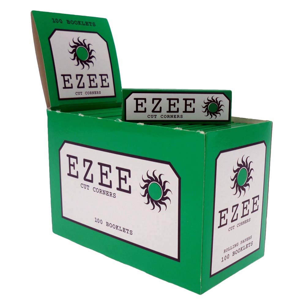 EZEE Green Regular Size Rolling Papers - 100 Pack