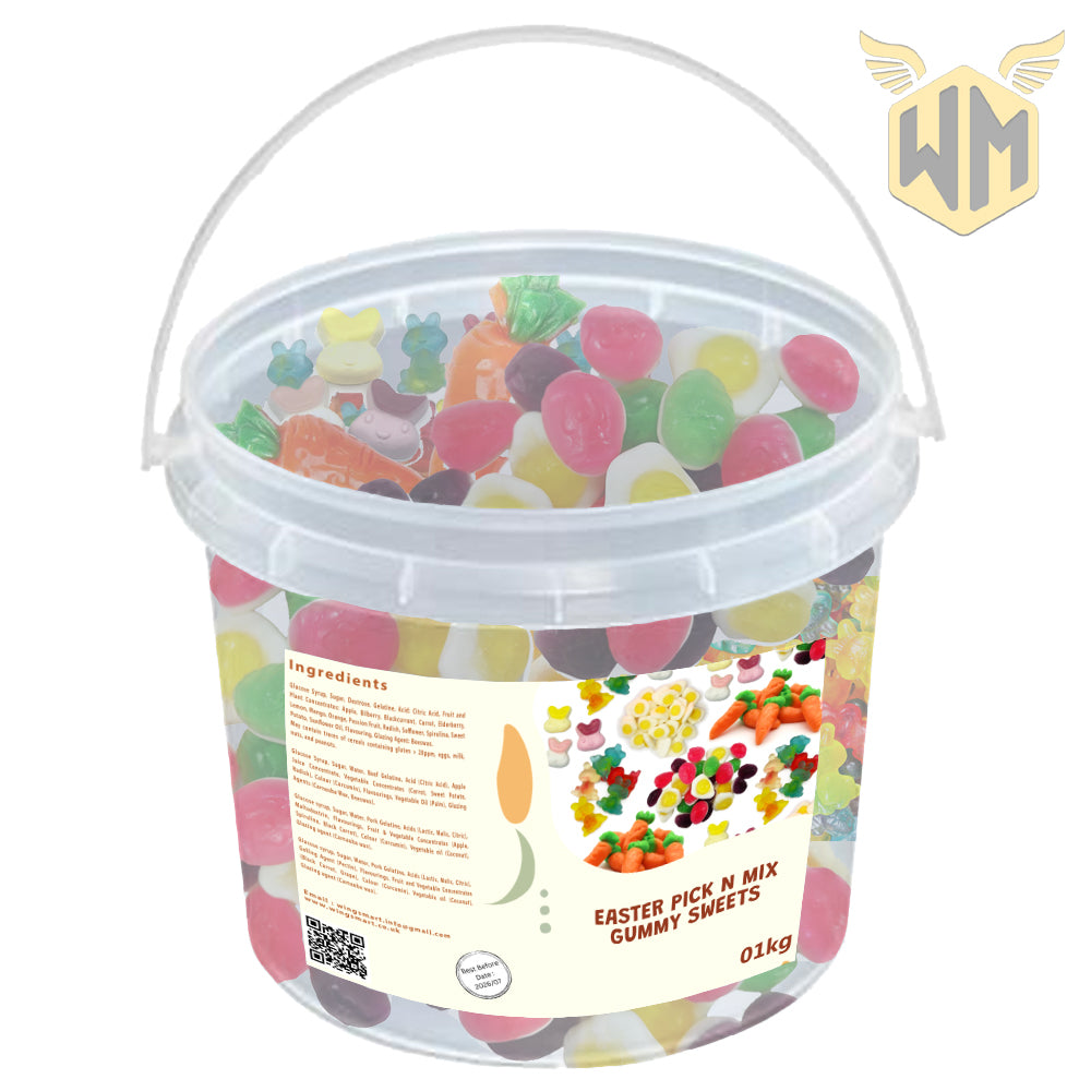 Easter Pick N Mix Gummy Sweets 1kg Tub