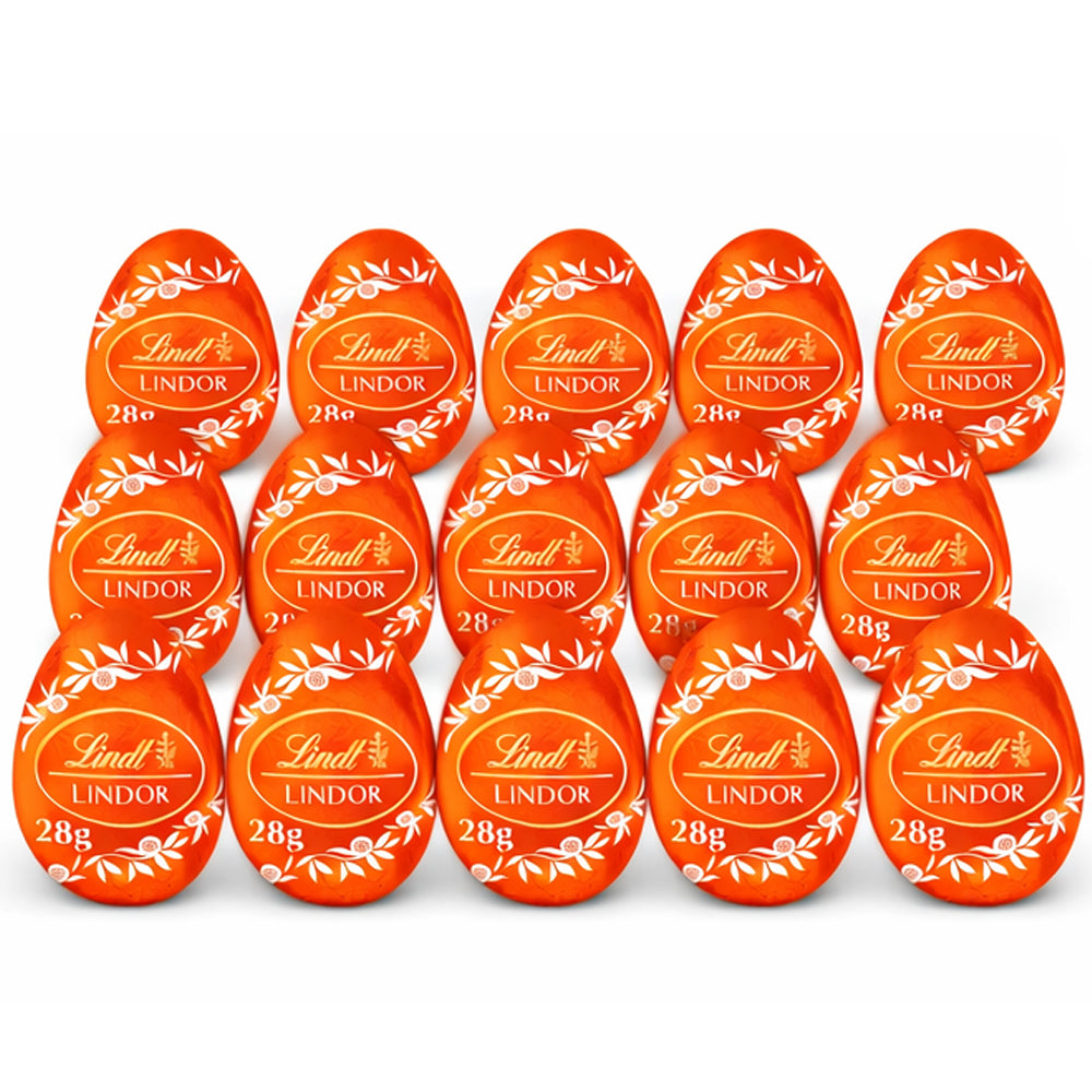 Lindt Lindor Filled Egg Milk Orange