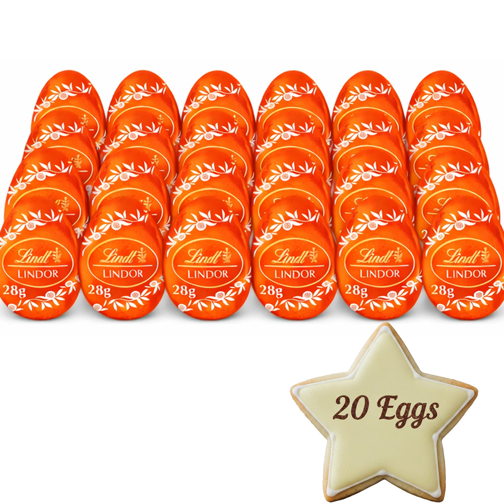 Lindt Lindor Filled Egg Milk Orange