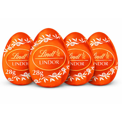 Lindt Lindor Filled Egg Milk Orange