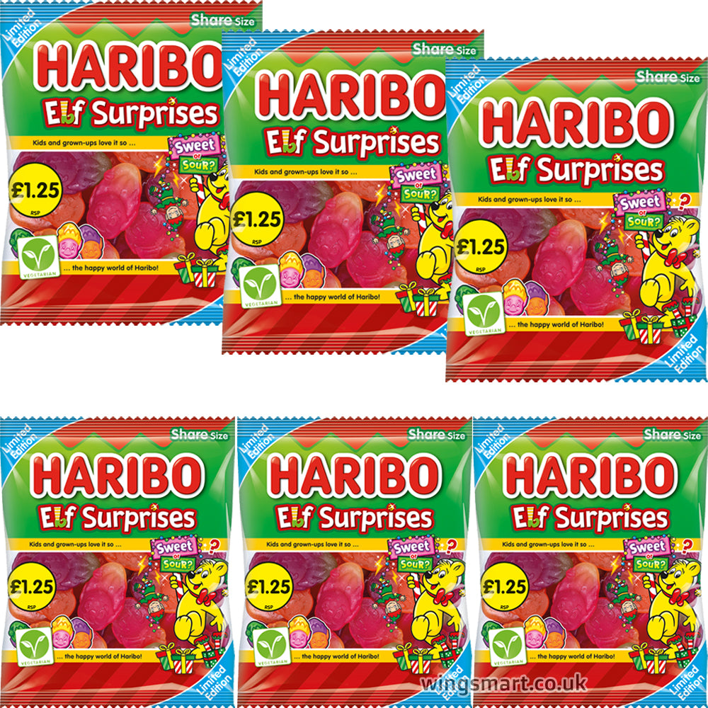 Haribo Limited Edition Elf Surprises Bag 140g PMP