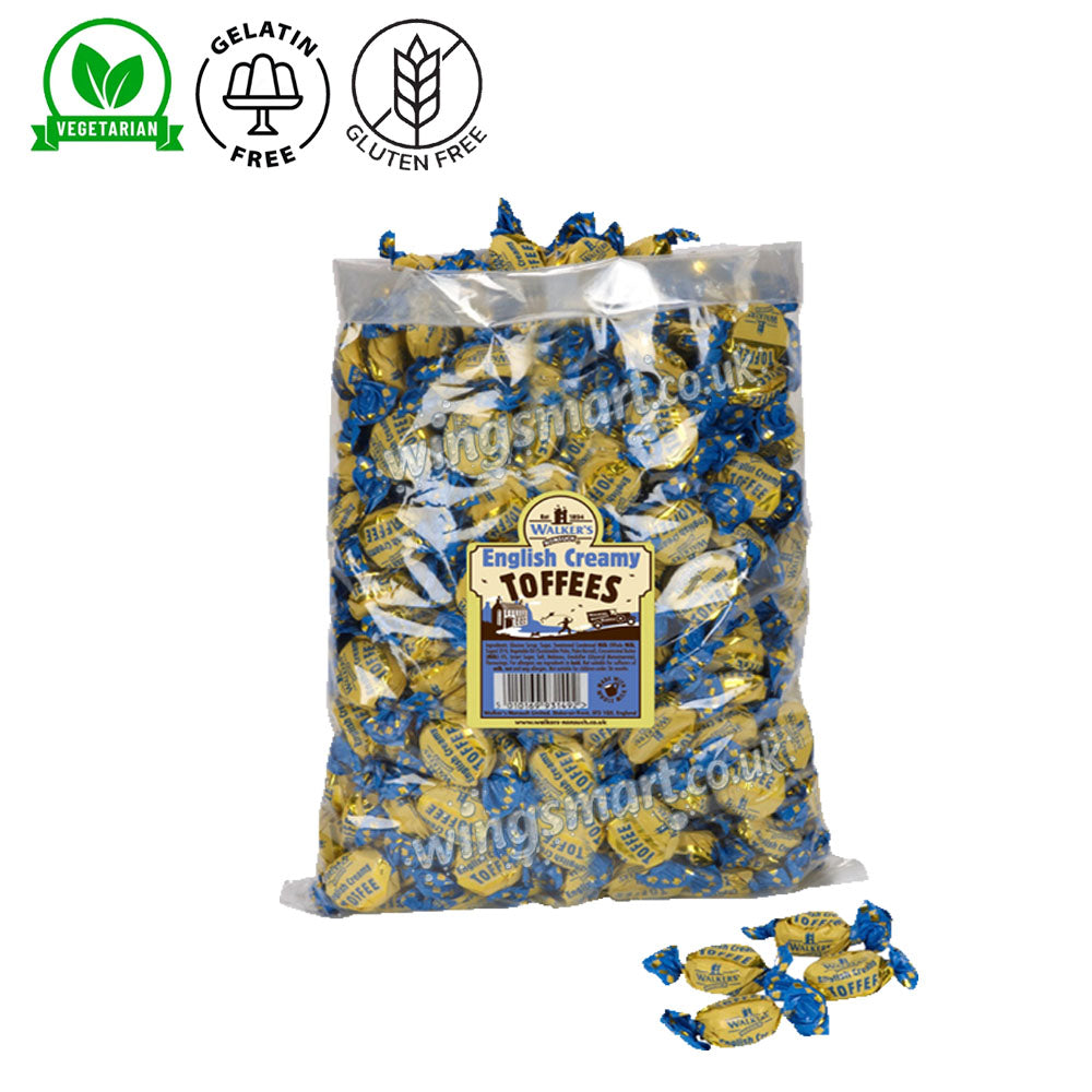 Walker’s Nonsuch Assorted Toffees & Eclairs 2.5kg Mixed Classic Toffee Selection