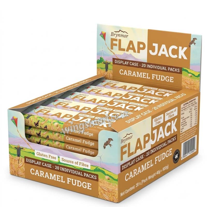 Brynmor Chocolate Caramel Summer Flapjack 80g (10 or 20 Packs) – Sweet Oat Snack Bar