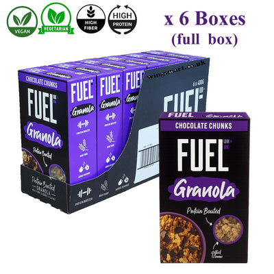 FUEL10K Chocolate Chunks Protein Granola Breakfast Cereal 400g