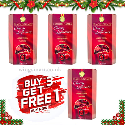 Famous Names Cherry Liqueurs 175g  Buy 3 Get 1 Free