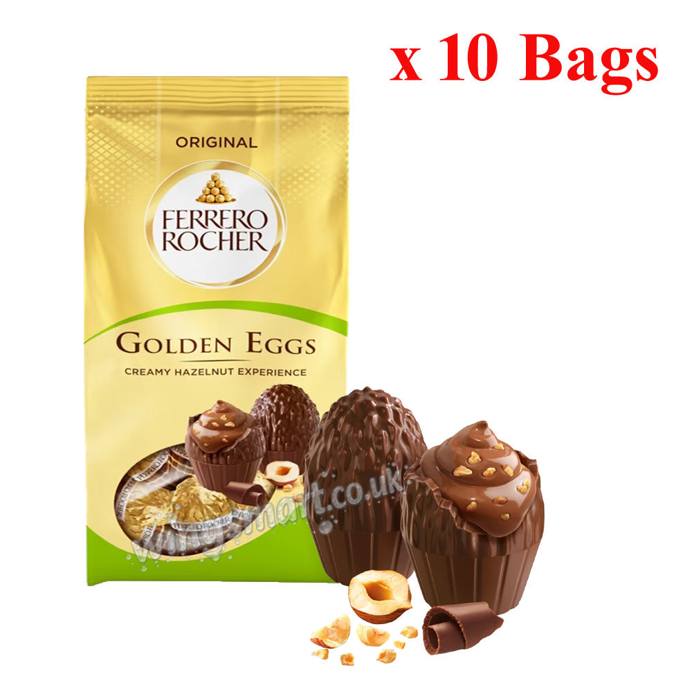Easter Mini Eggs Assorted Collections Bags – Milk, White & Chocolate Orange Eggs (Full box)