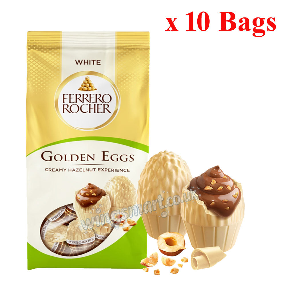 Easter Mini Eggs Assorted Collections Bags – Milk, White & Chocolate Orange Eggs (Full box)