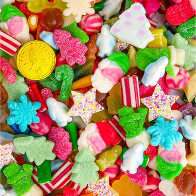 Festive Christmas Random Candy Mix Bag – Assorted Sweets