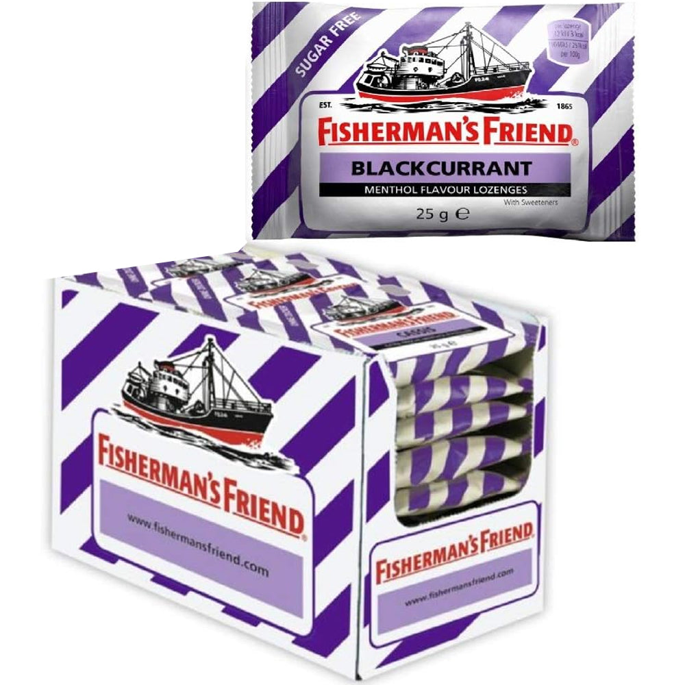 Fisherman S Friend Blackcurrant 25g (Box of 24)