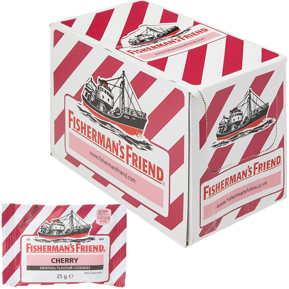 Fisherman S Friend Cherry Sugar Free 25g (Box of 24)