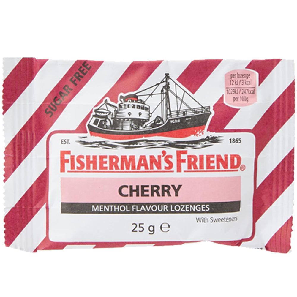 Fisherman S Friend Cherry Sugar Free 25g (Box of 24)