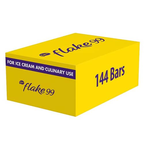 Cadbury Flake 99 Chocolate Bars 144 Pack – 8.25g Each (Full Case)