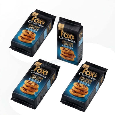 Fox's Chocolatey Choc Chunk Milk Chocolate Cookies 180g (4 & 8 Packs)