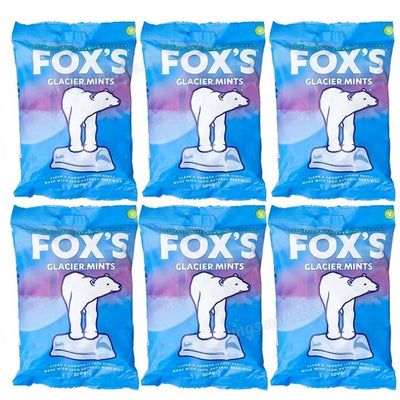 Fox’s Glacier Mints Sharing Bag 200g – Classic Cool Mint Sweets (6 or 12 Pack)