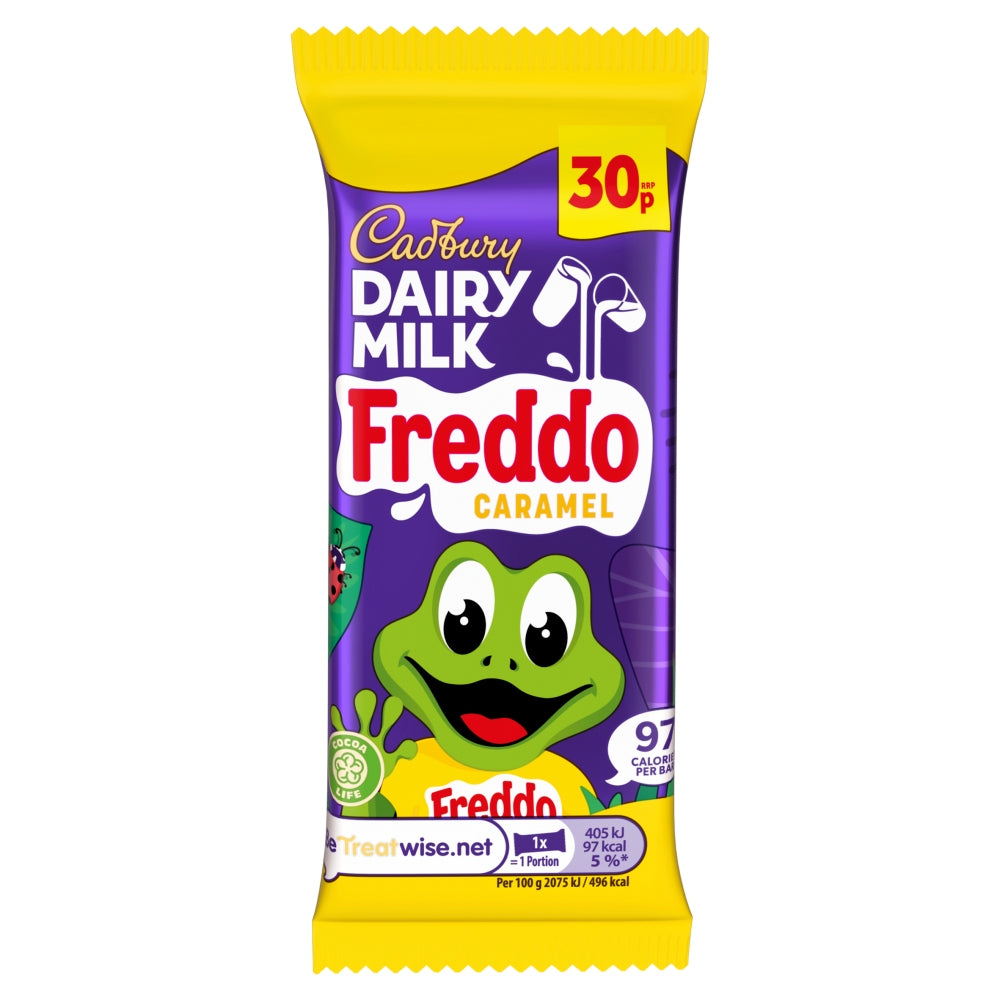 Cadbury Dairy Milk Freddo Caramel Chocolate Bar 19.5g 30p PMP (Box of 60)