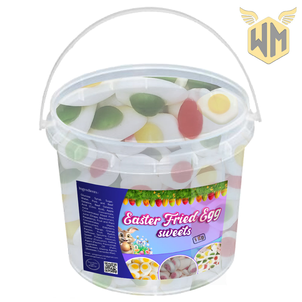 Easter Fried Egg sweets 1kg Tub