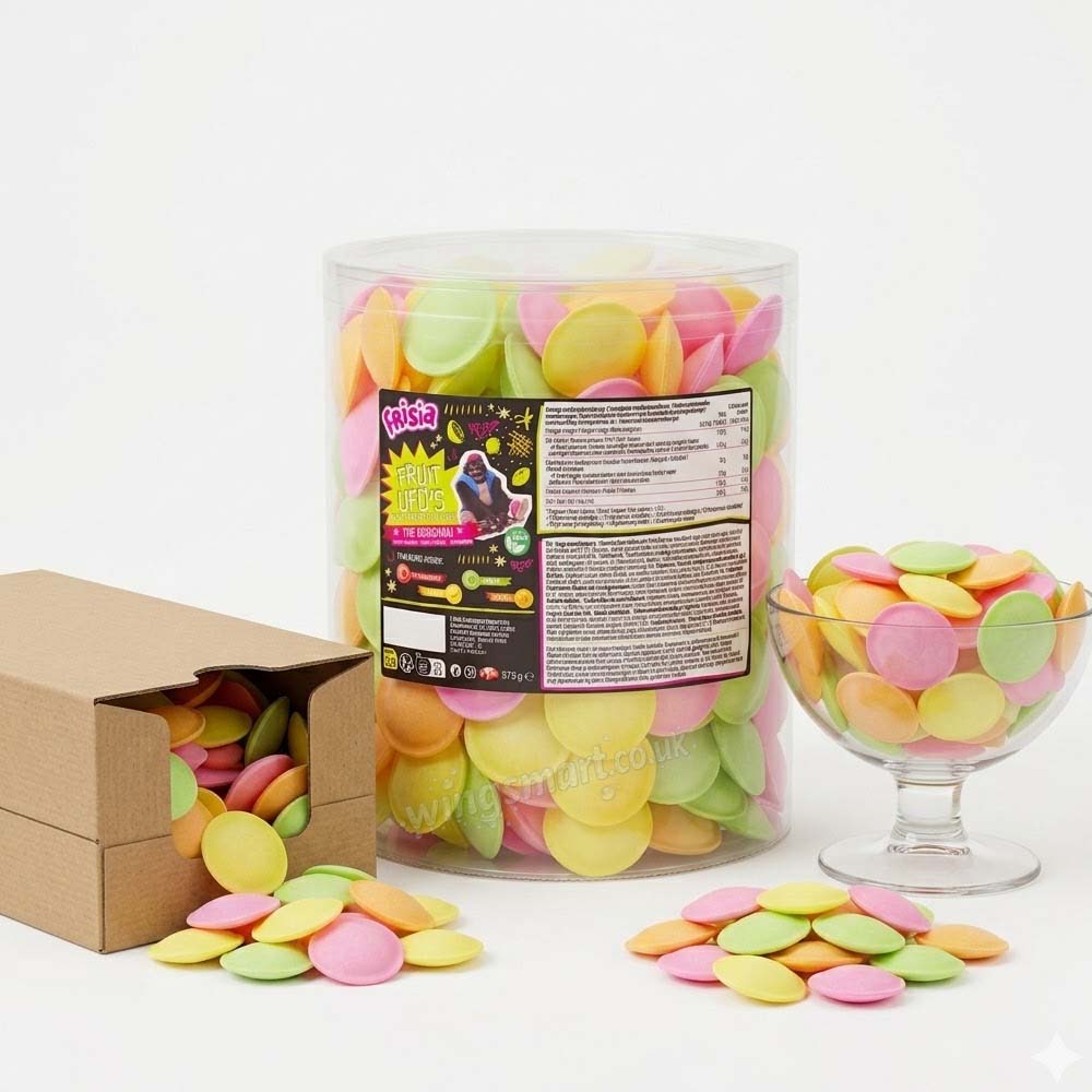 Frisia Fruit Ufo's with Fruit Flavour 375g