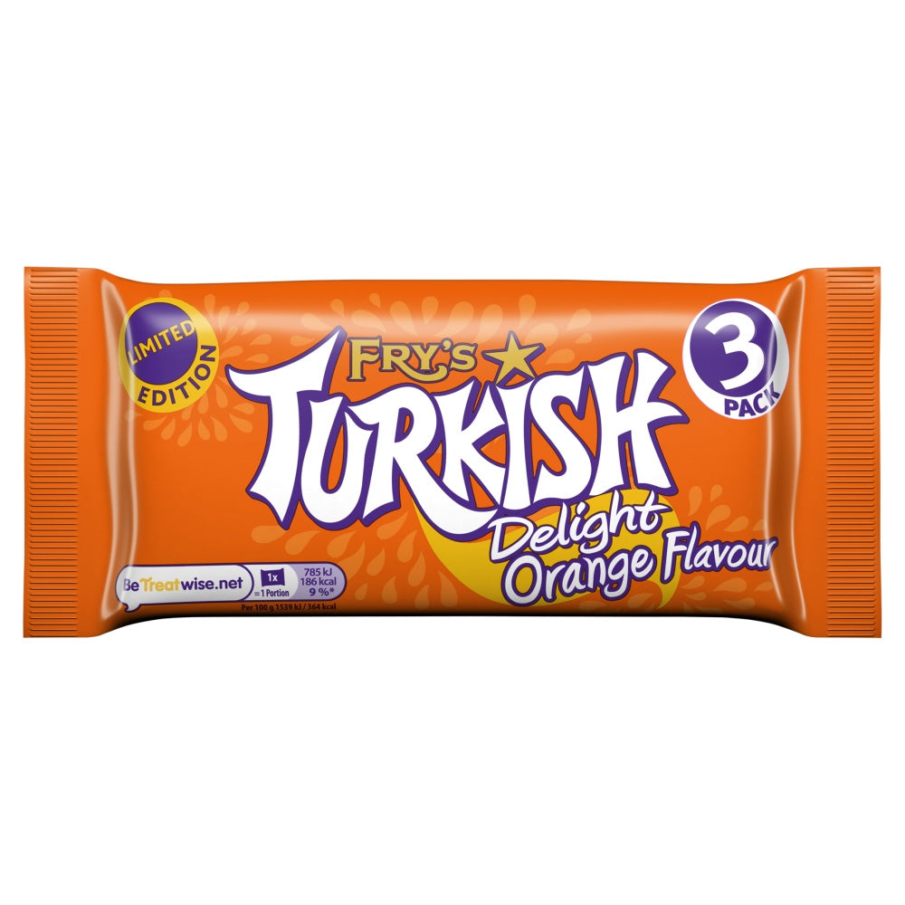 Fry's Limited Edition Turkish Delight Orange Flavour 153g (Box Of 24)