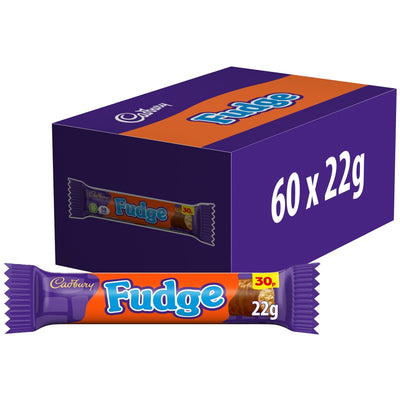 Cadbury Fudge Chocolate Bar 22g (Box of 60)