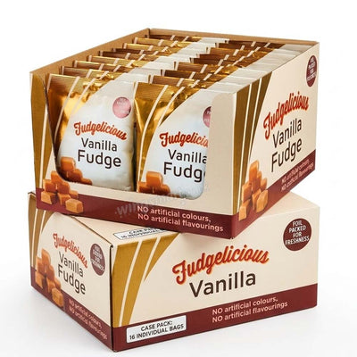 Fudgelicious Vanilla Fudge 150g (Pack of 16)