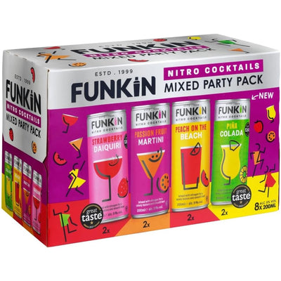 Funkin Nitro Cocktails Mixed Party Pack 8 x 200ml