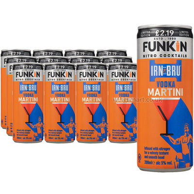 Funkin Nitro Cocktails IRN-Bru Limited Edition Vodka Martini 200ml