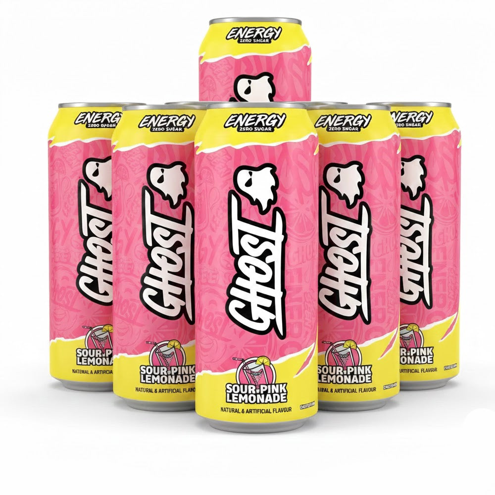 Ghost Energy Sour Pink Lemonade Energy Sugar free Drink 500ml