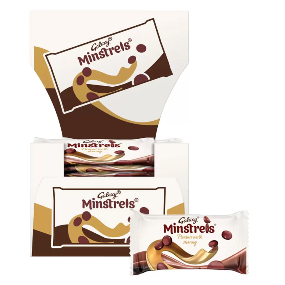 Galaxy Minstrels Milk Chocolate Bag 42g (Box of 40)
