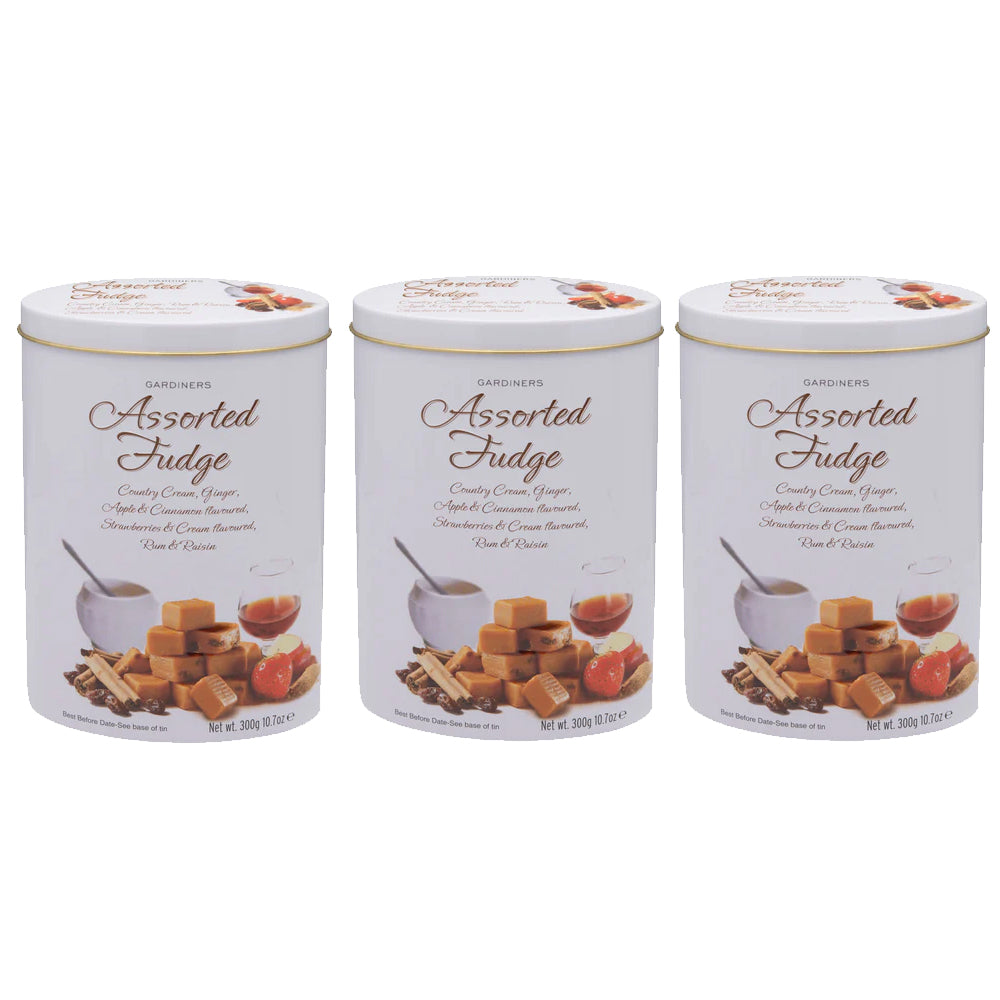 Gardiners Assorted Luxury Fudge Tin 300g