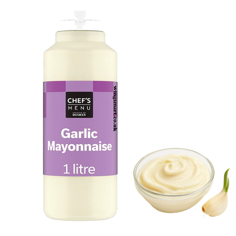 Garlic Mayonnaise Chef’s Menu 1 Litre Creamy Mayo Sauce