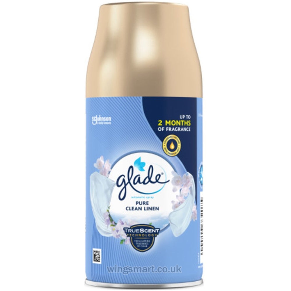 Glade Automatic Spray Refill Air Freshener Clean Linen PMP 269ml (Pack of 4)