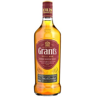 Grant's Triple Wood Blended Scotch Whisky 700ml PMP