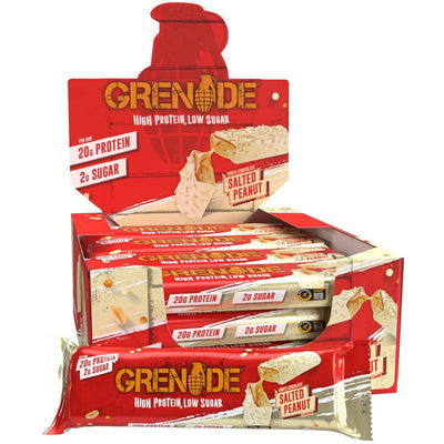 Grenade White Chocolate Salted Peanut Flavour 12 x 60g