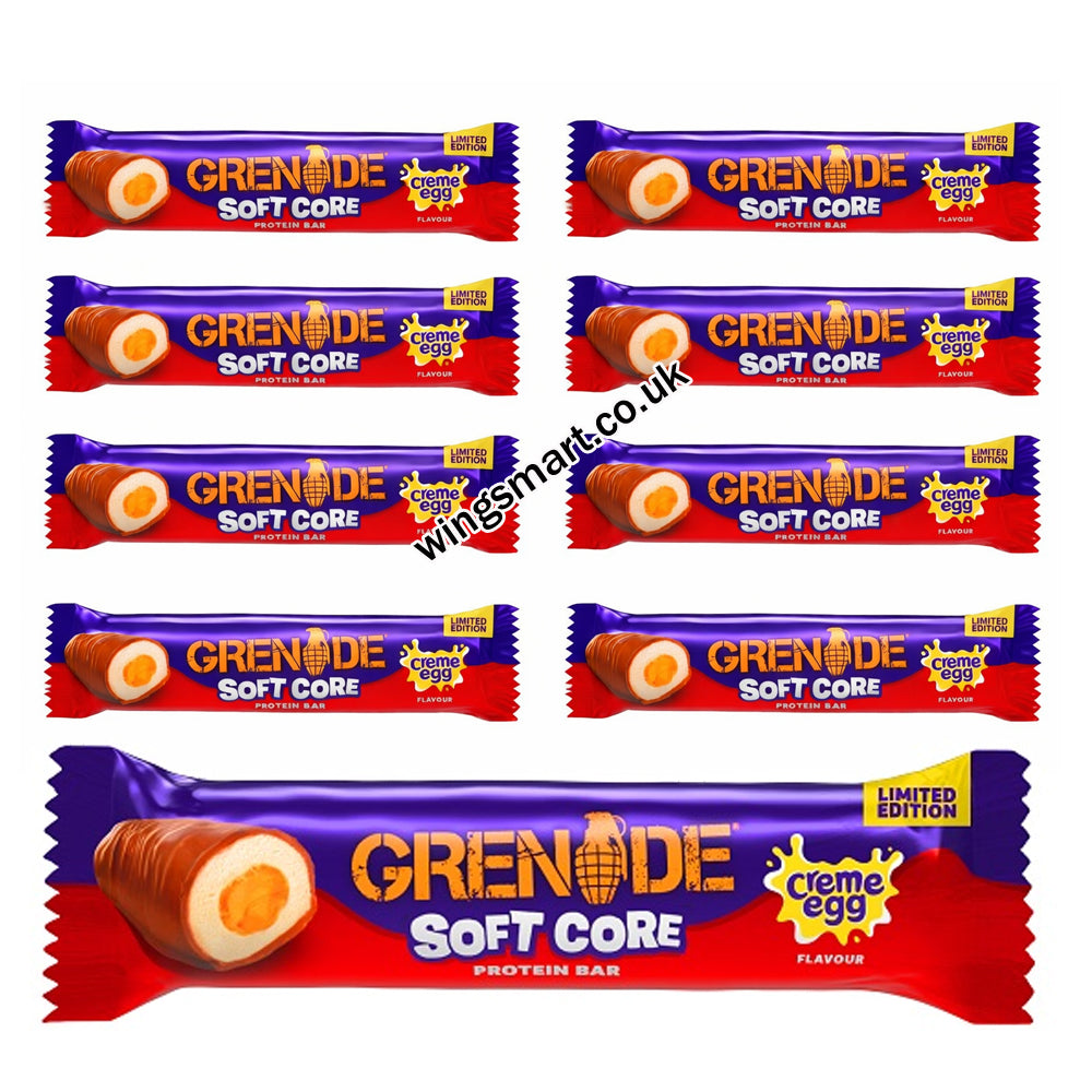 Grenade Limited Edition Soft Core Creme Egg Flavour Protein Bar 45g