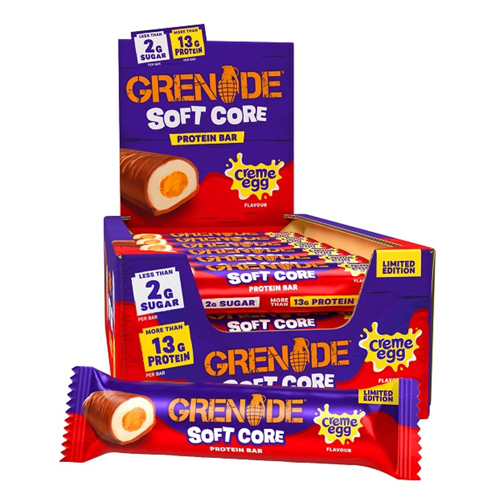Grenade Limited Edition Soft Core Creme Egg Flavour Protein Bar 45g