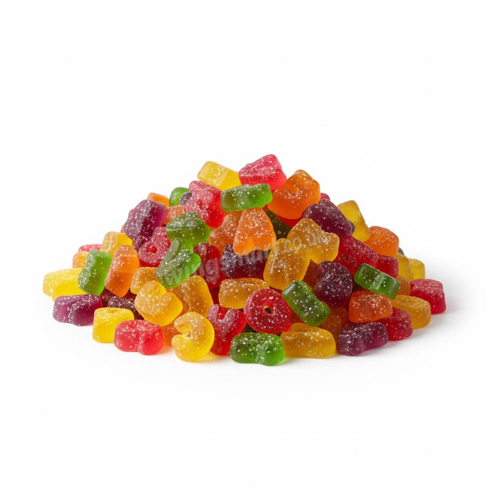Gummy Alphabet Letters 2kg HALAL Bulk Oiled Sweets – WingsMart