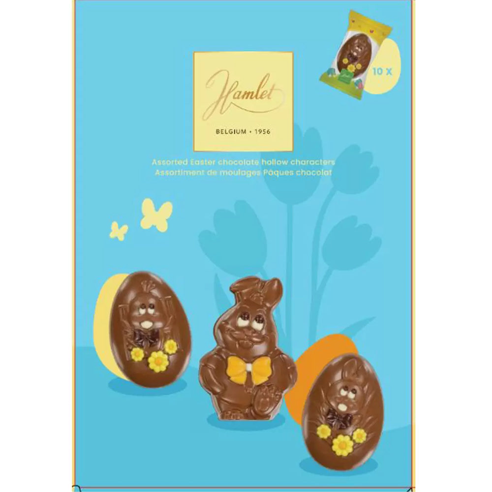 Hamlet Assorted Belgian Chocolate Easter Characters 50g (Pack of 10)