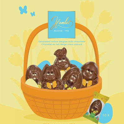 Hamlet Assorted Belgian Chocolate Easter Characters 50g (Pack of 10)