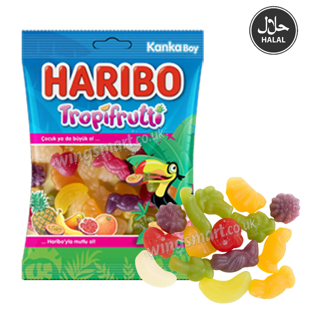 Haribo Halal Tropifrutti 80g