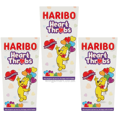 Haribo Special Edition Heart Throbs Jelly & Foam Sweets Gift Box 160g (Pack of 3)