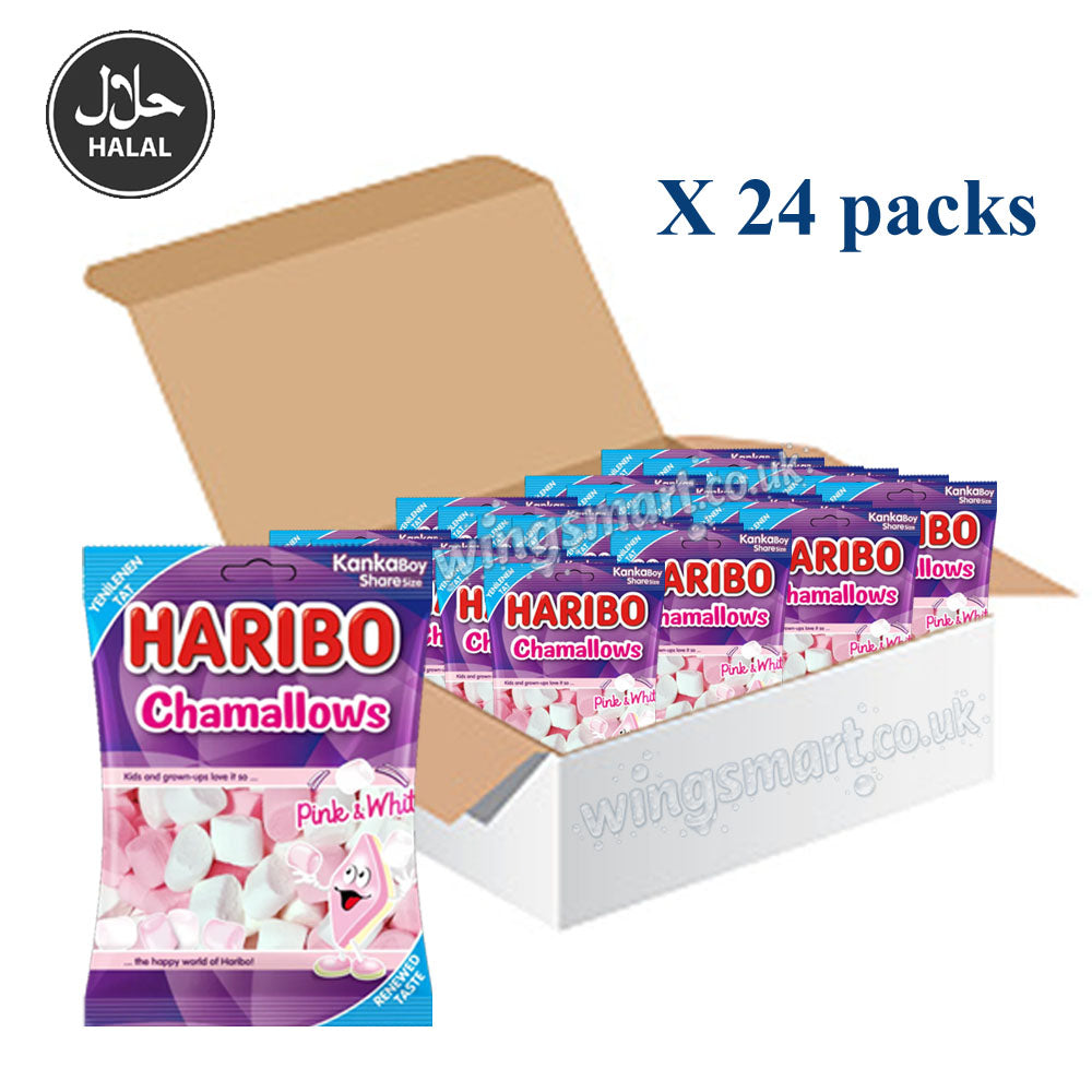 Haribo Halal Chamallows Marshmallows Packs 62g