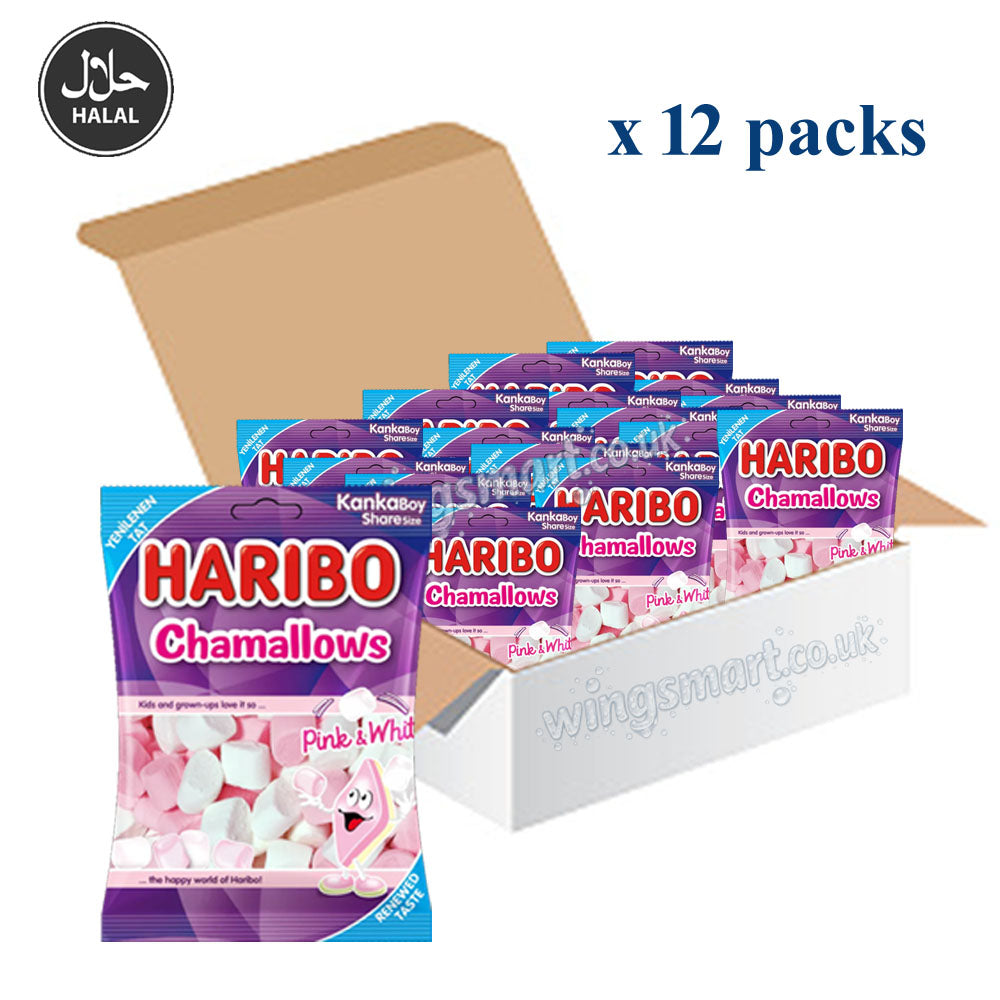 Haribo Halal Chamallows Marshmallows Packs 62g