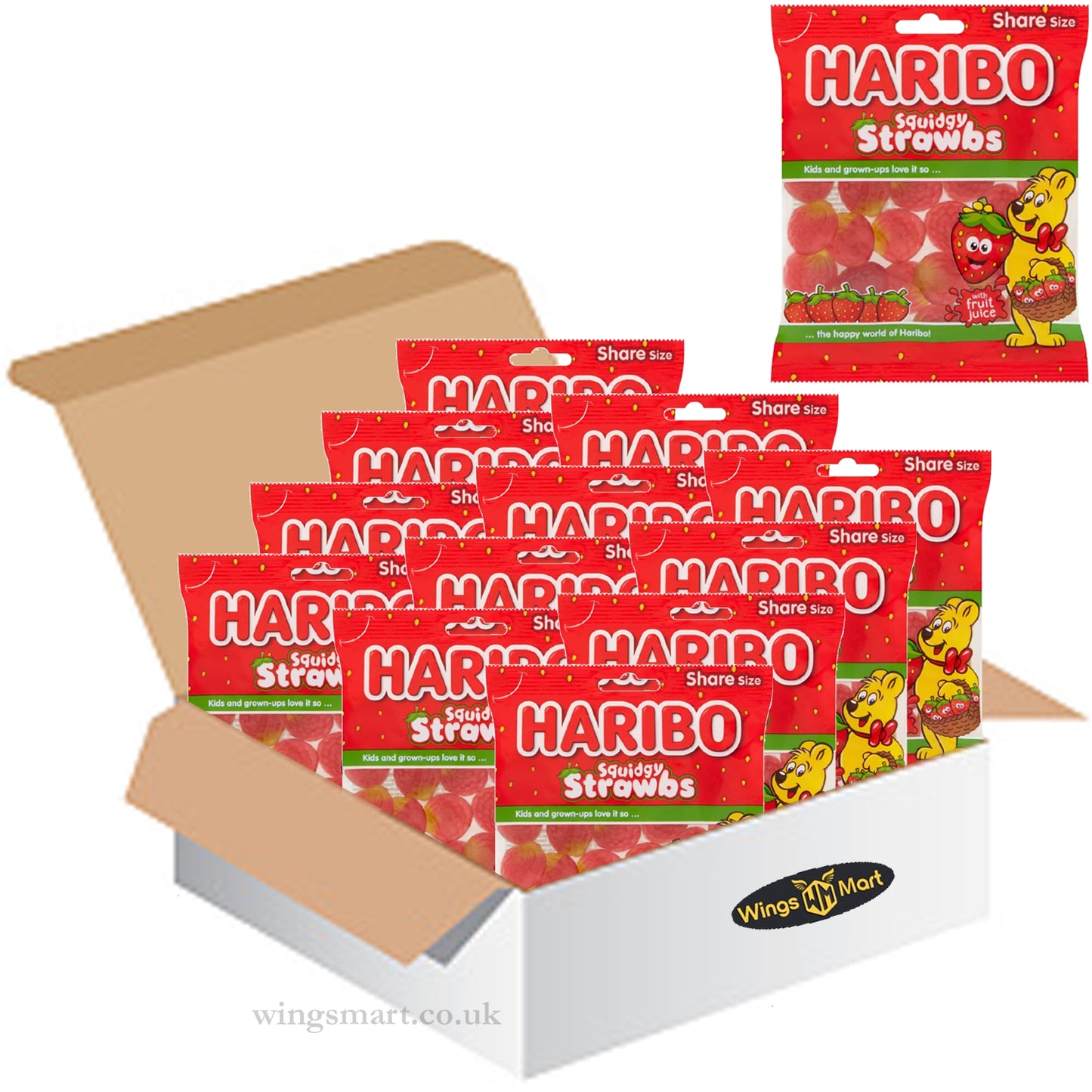 Haribo Share Bags Assorted Sweets 160g