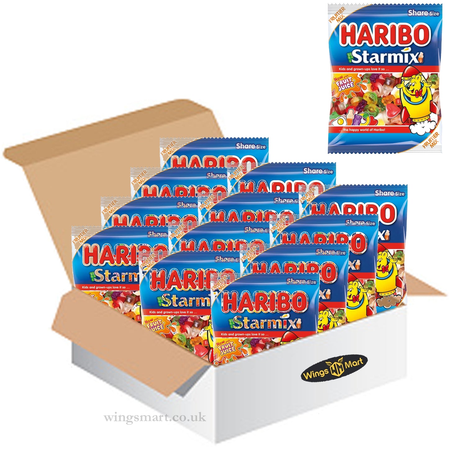 Haribo Share Bags Assorted Sweets 160g