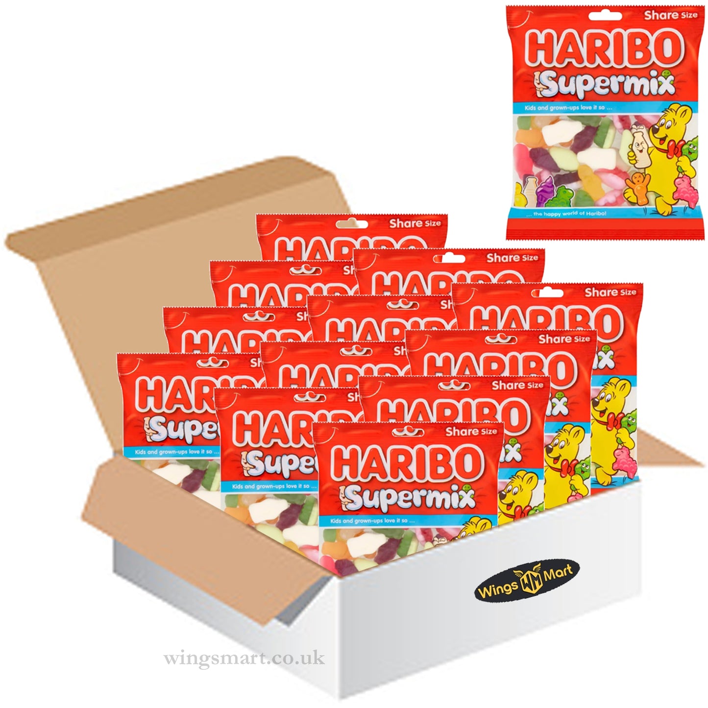 Haribo Share Bags Assorted Sweets 160g